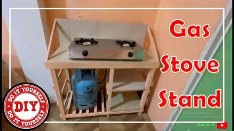 gas stove stand diy